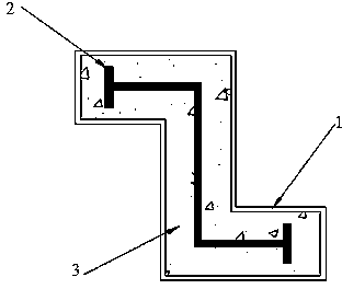 Z-shaped steel pipe-steel framework recycled concrete combined pillar