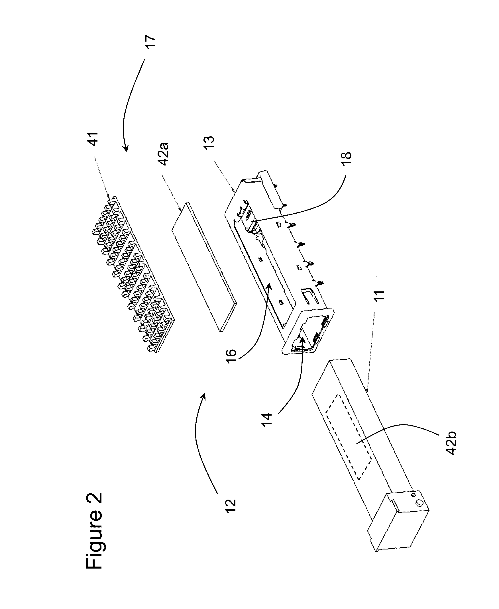 Sliding thermal contact for pluggable optic modules