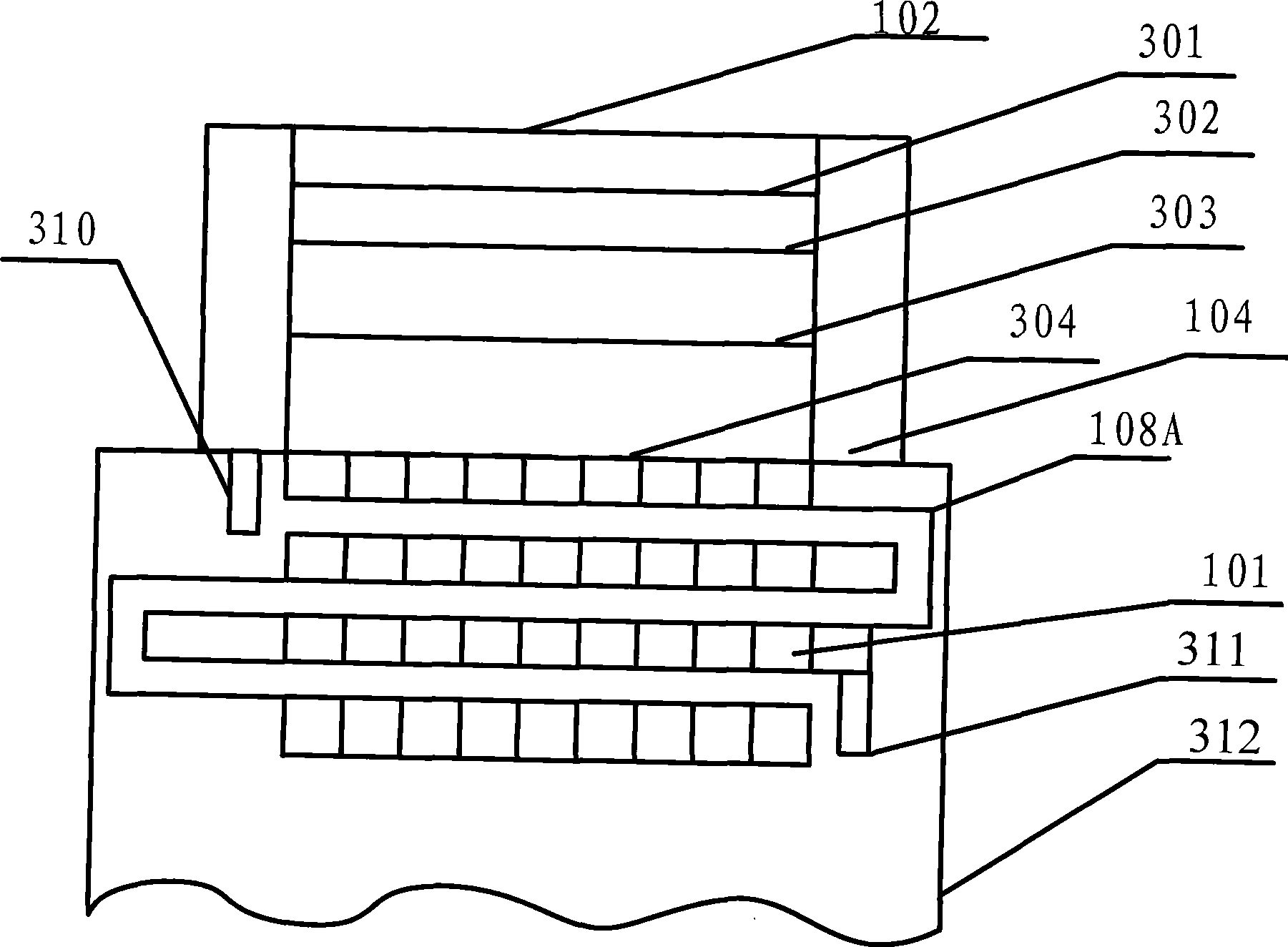 Heat radiation structure of LED lamp