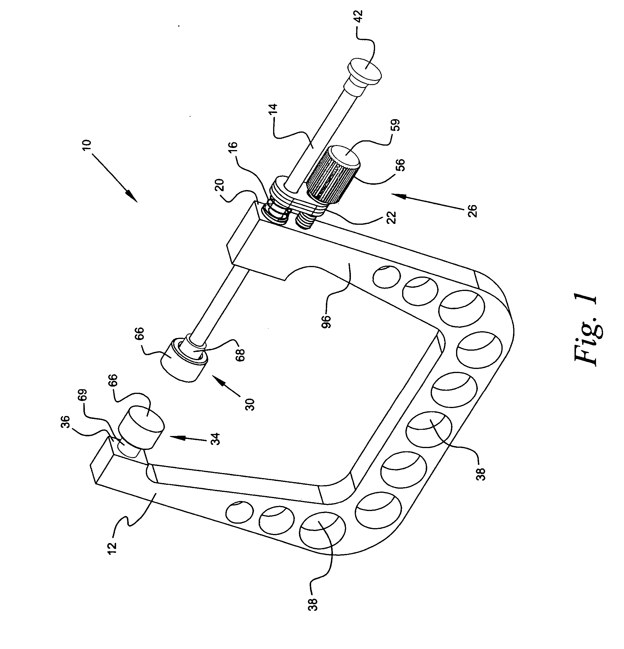 Quick set clamp device