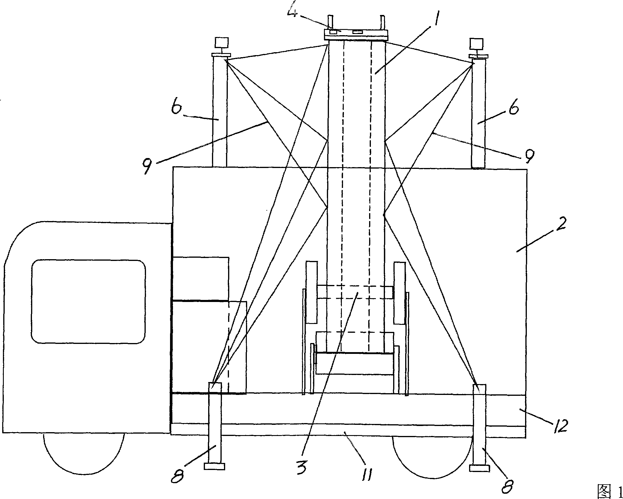 Pneumatic high-altitude rescue vehicle