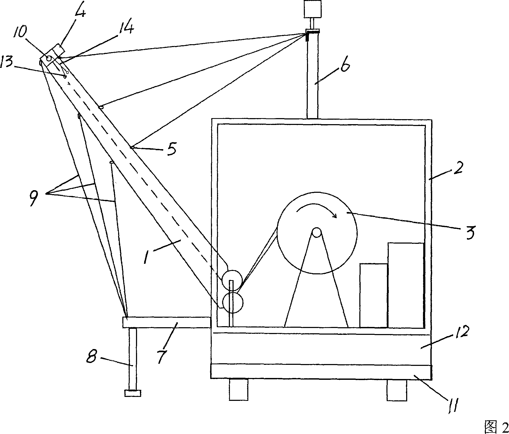 Pneumatic high-altitude rescue vehicle