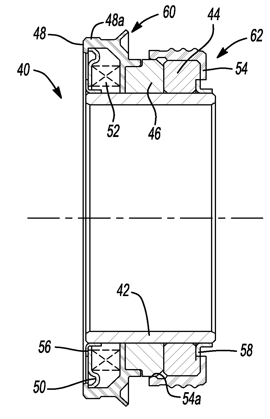 Unitized Seal With Integral Spacer