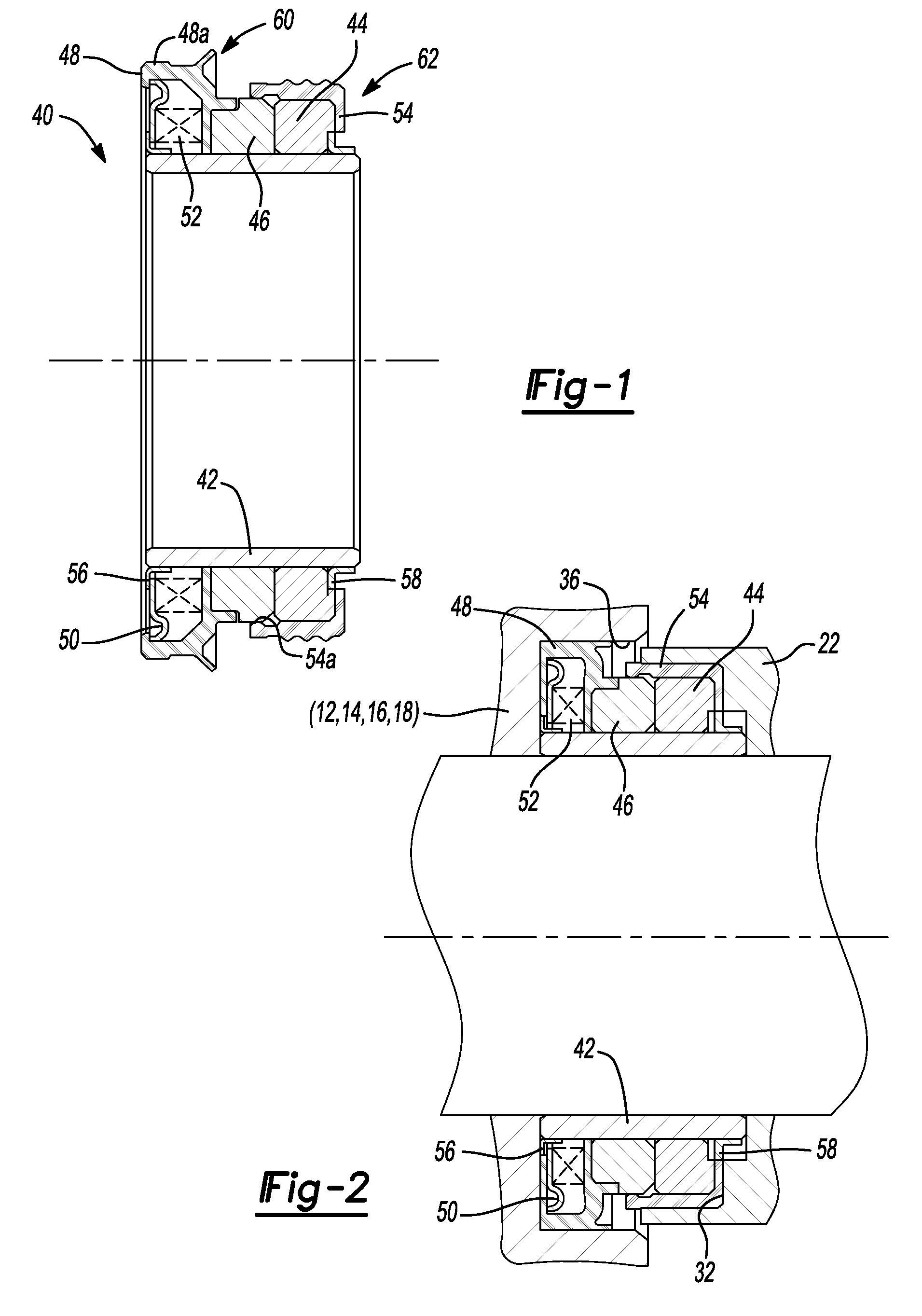 Unitized Seal With Integral Spacer