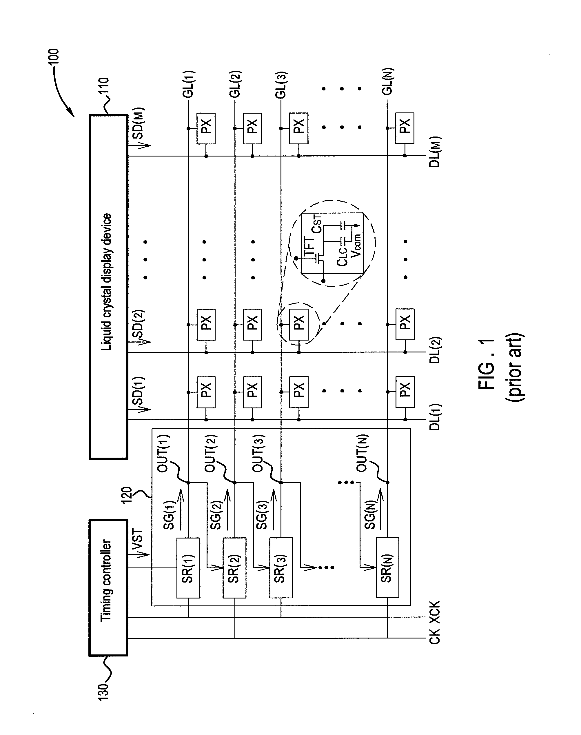 Liquid crystal display panel and gate driver circuit