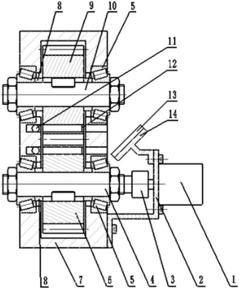 Gear type random student number roll calling system for English classes