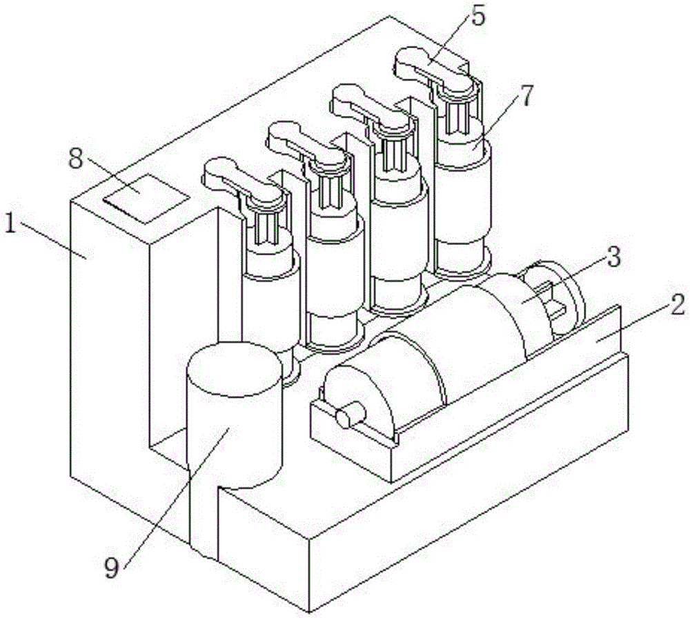 Self-control operating room transfusion heat-insulating nursing control device