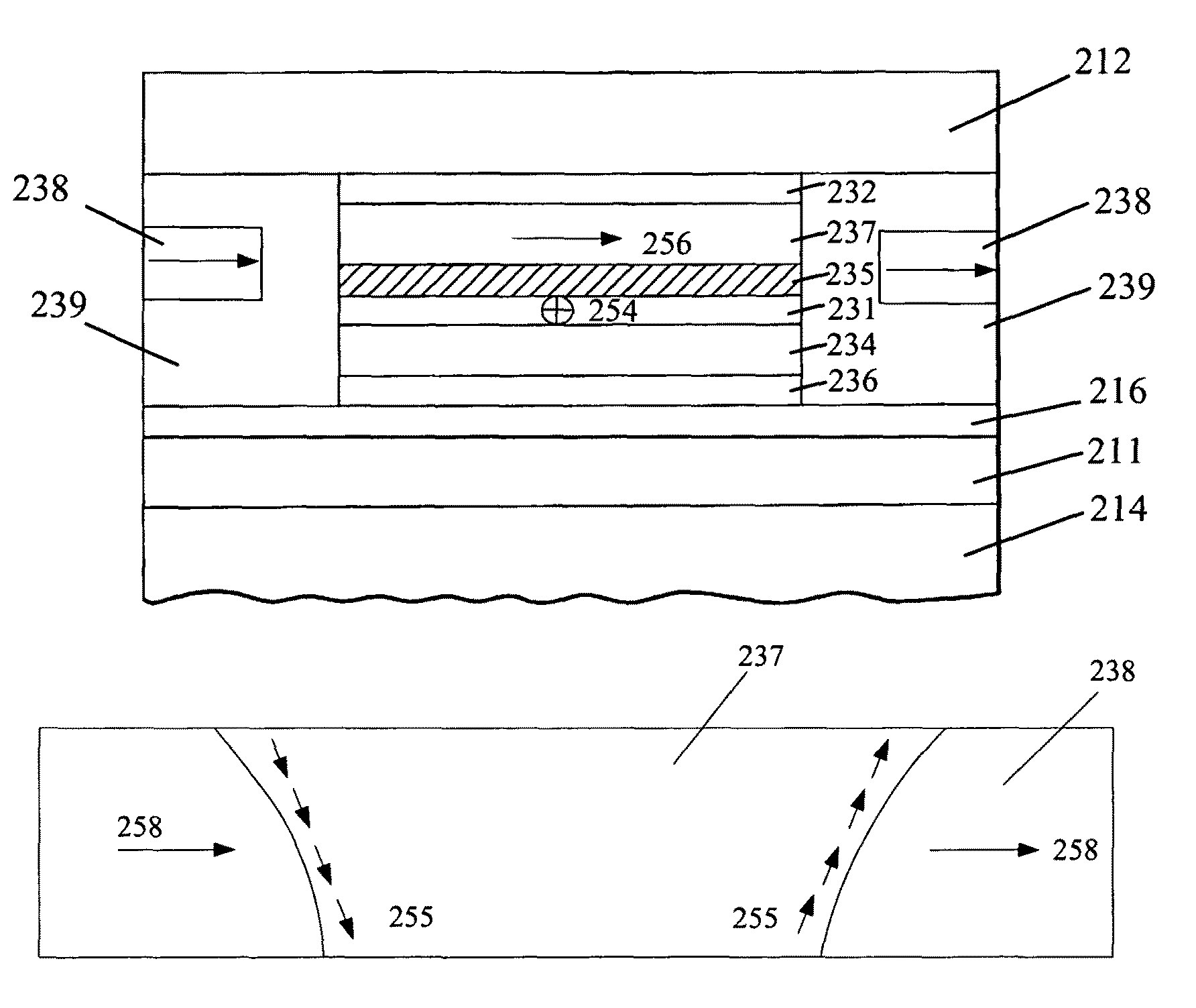 Magnetoresistive sensor with funnel-shaped free layer, magnetic head, head gimbal assembly, and disk drive unit with the same