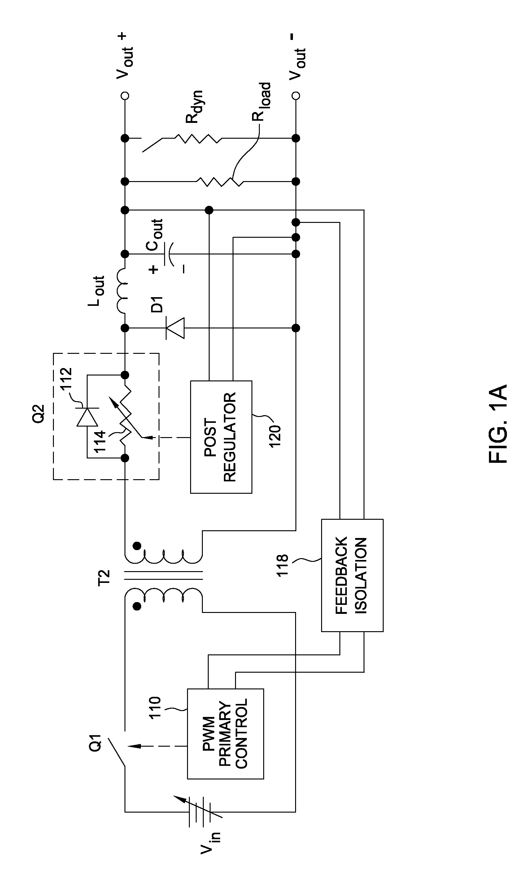 Synchronous rectifier post regulator