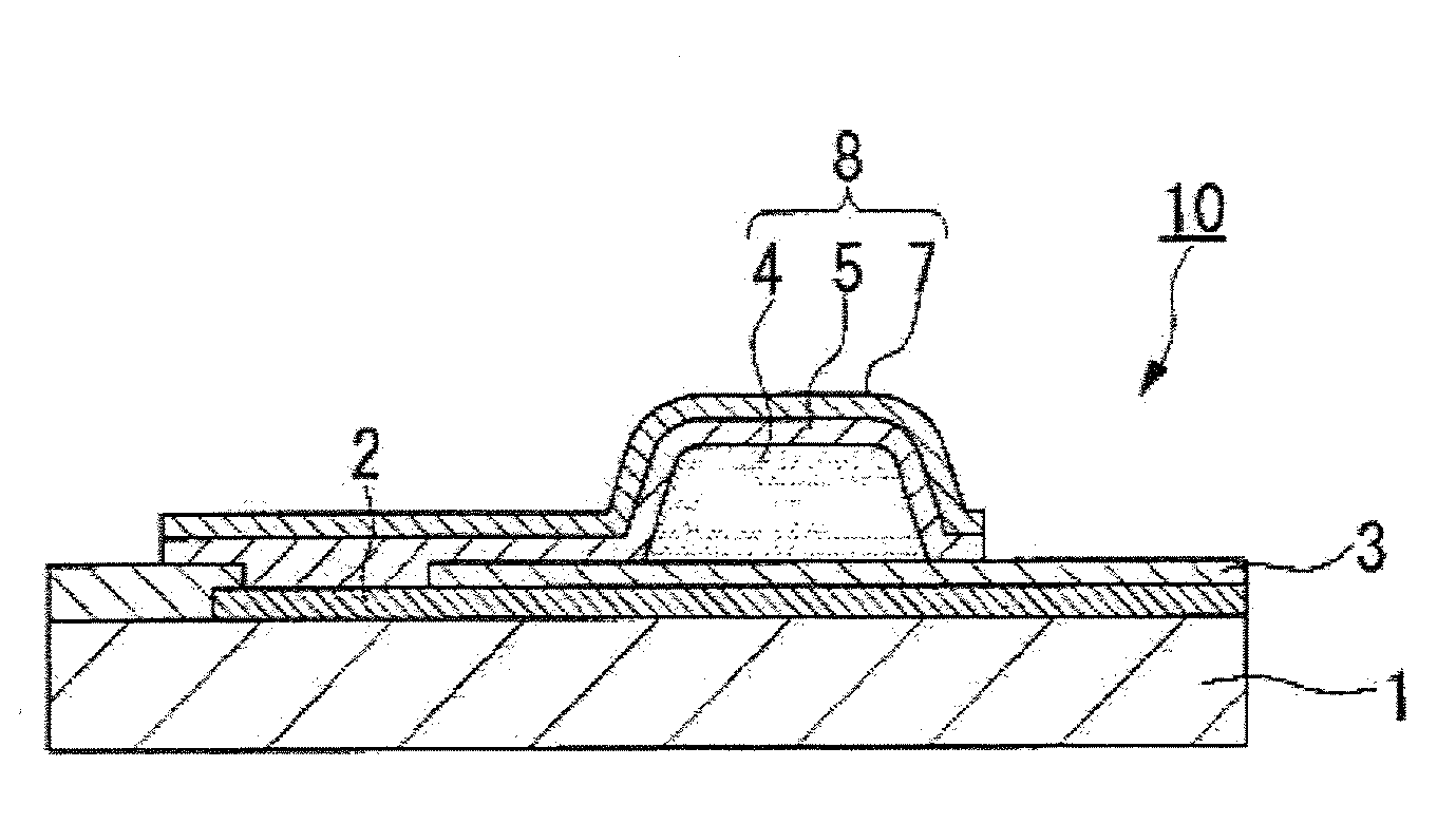 Method for mounting semiconductor device, as well as circuit board, electrooptic device, and electronic device