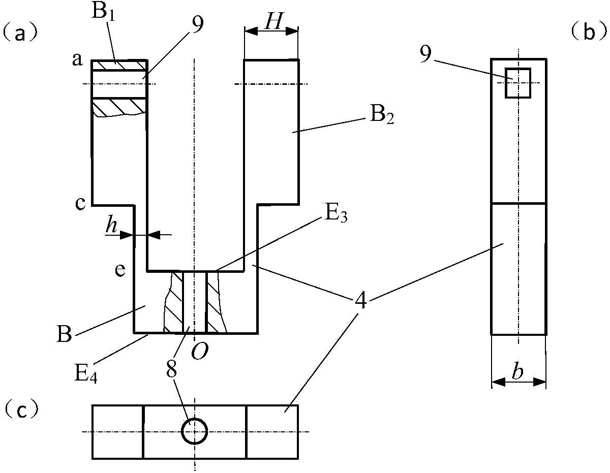 Device and method for measuring minimum diameter of diameter shrinkage portion of tensile sample after fracture