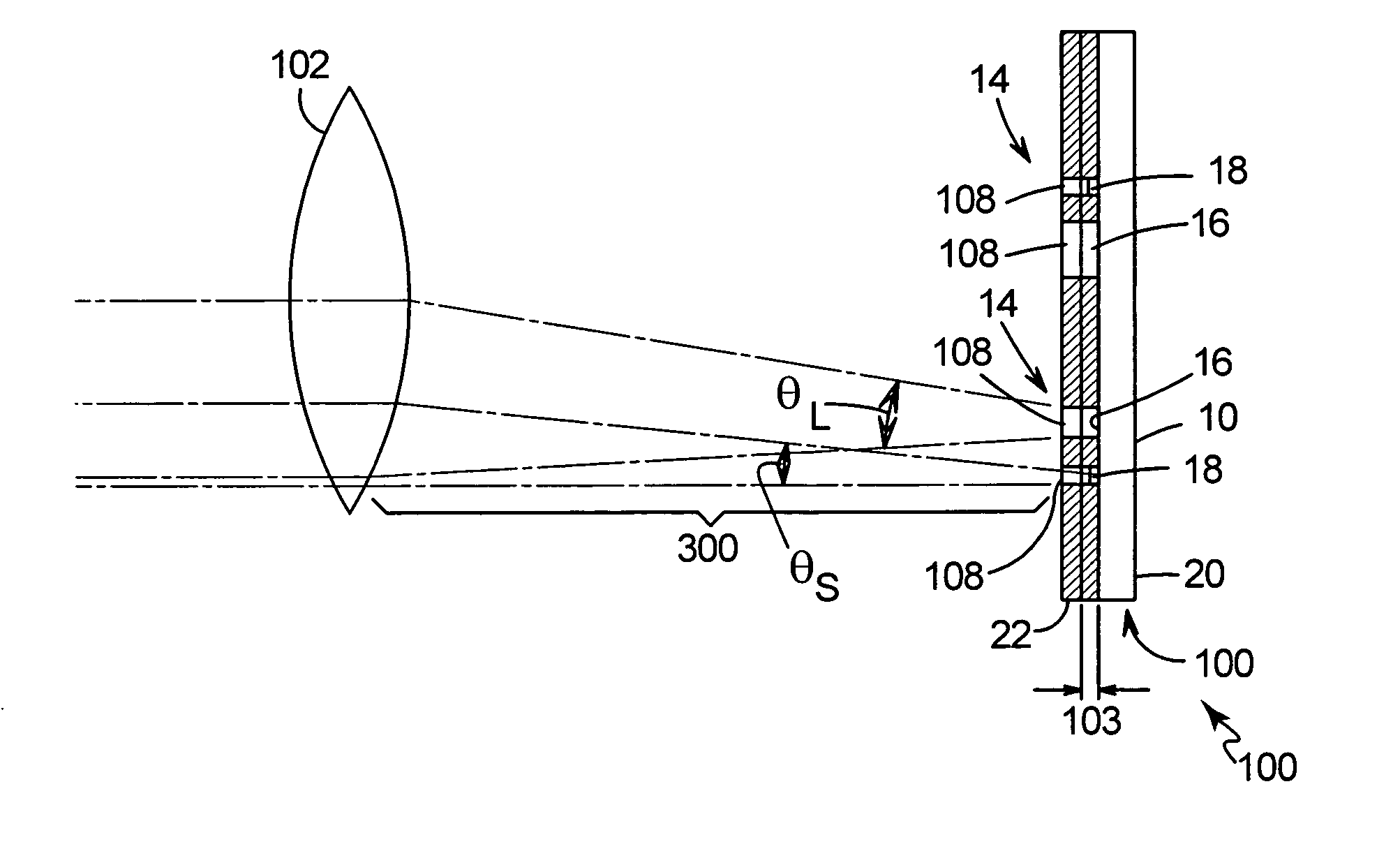 Electronic imaging device with photosensor arrays