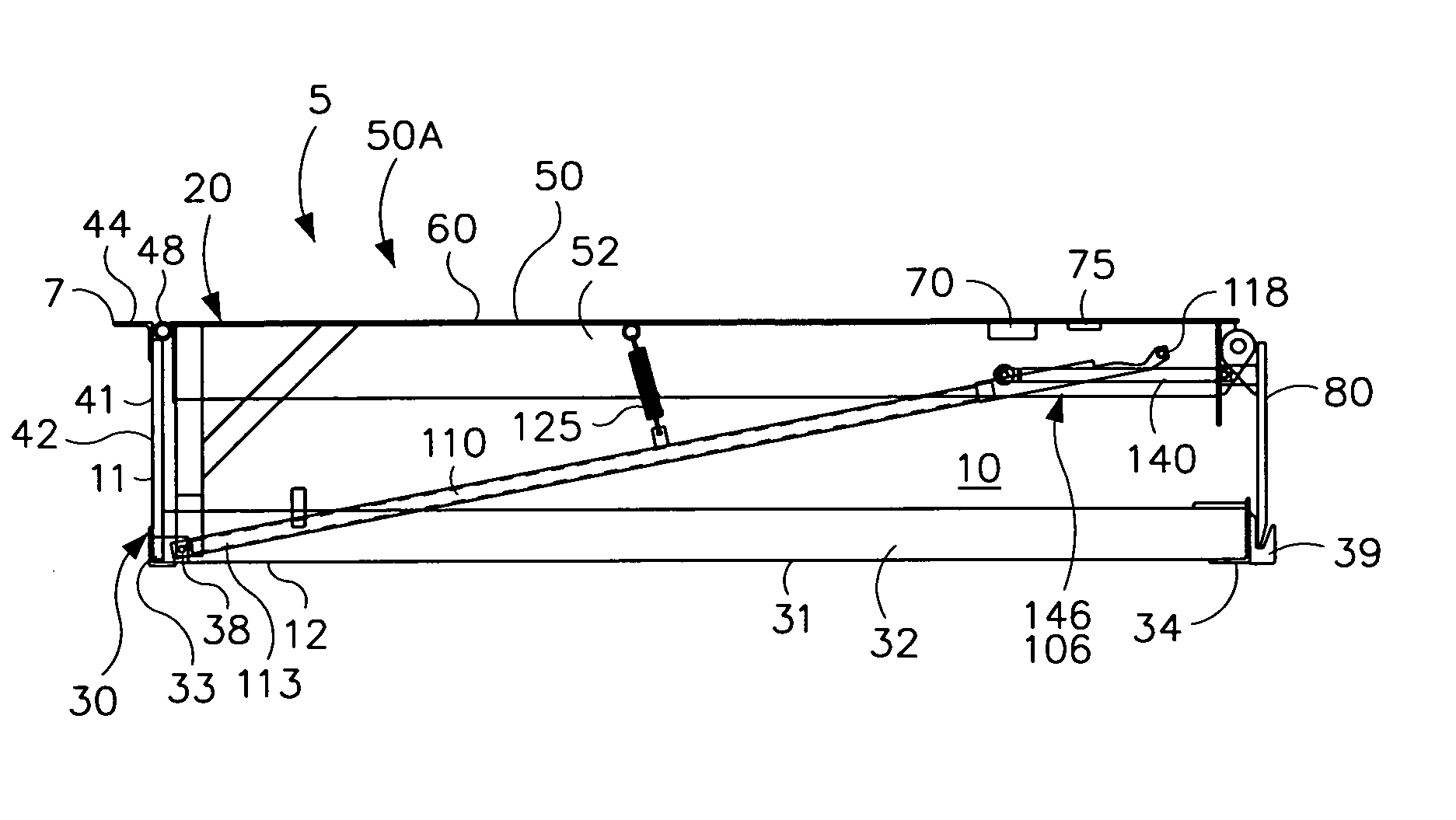 Loading dock leveler with lip extension mechanism