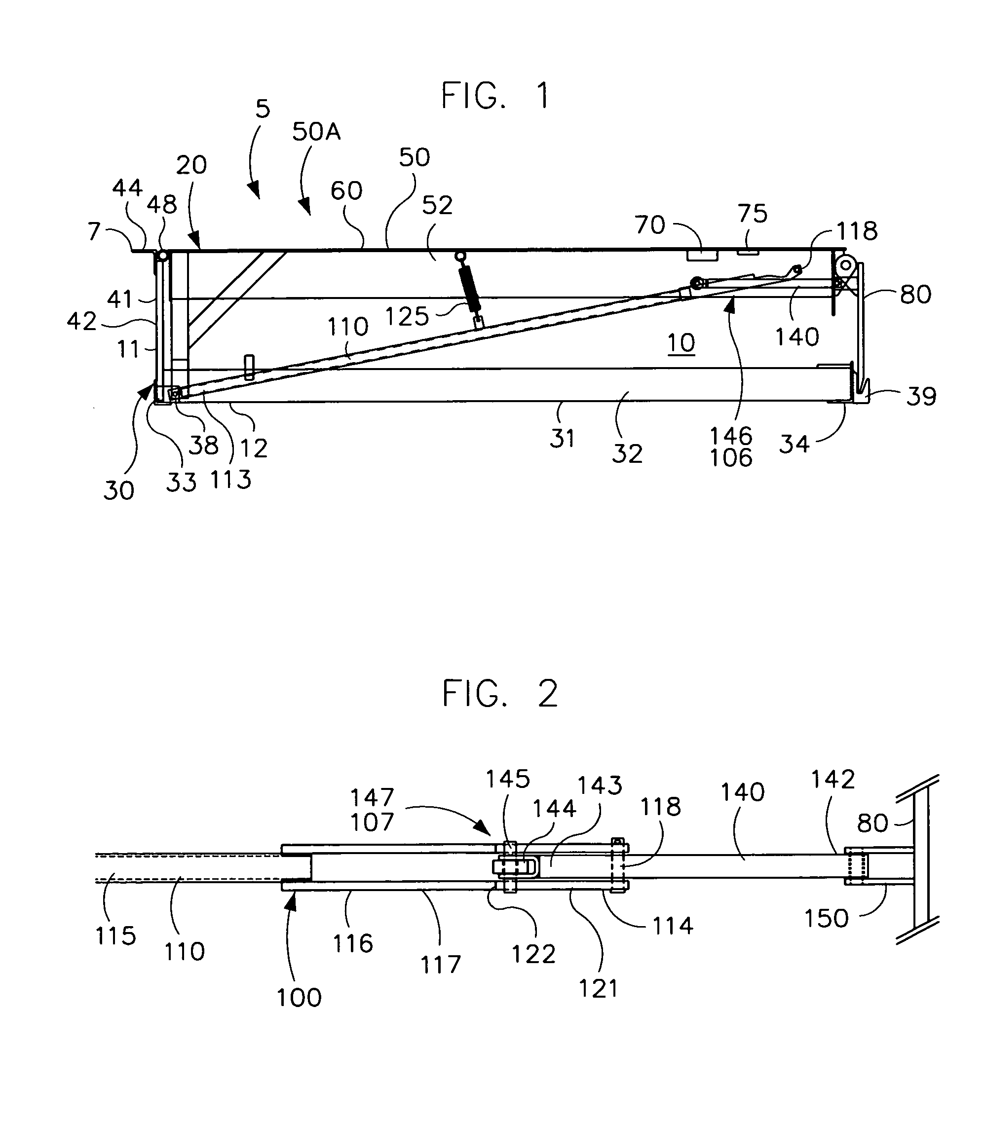 Loading dock leveler with lip extension mechanism