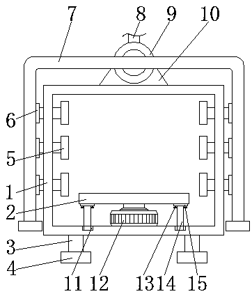 Medical apparatus placing box