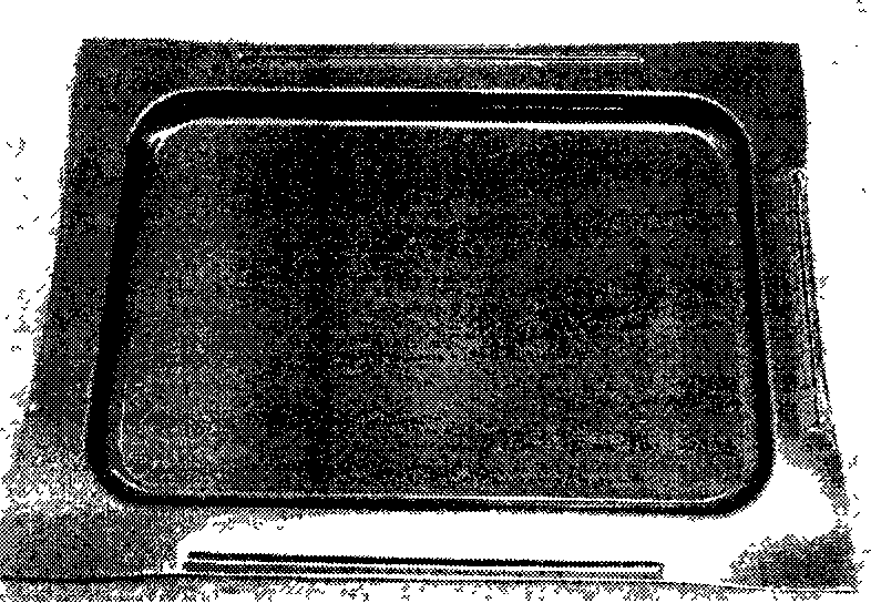 Ferrite antibacterial stainless steel for low-chrome copper-containing dishware and manufacturing method thereof