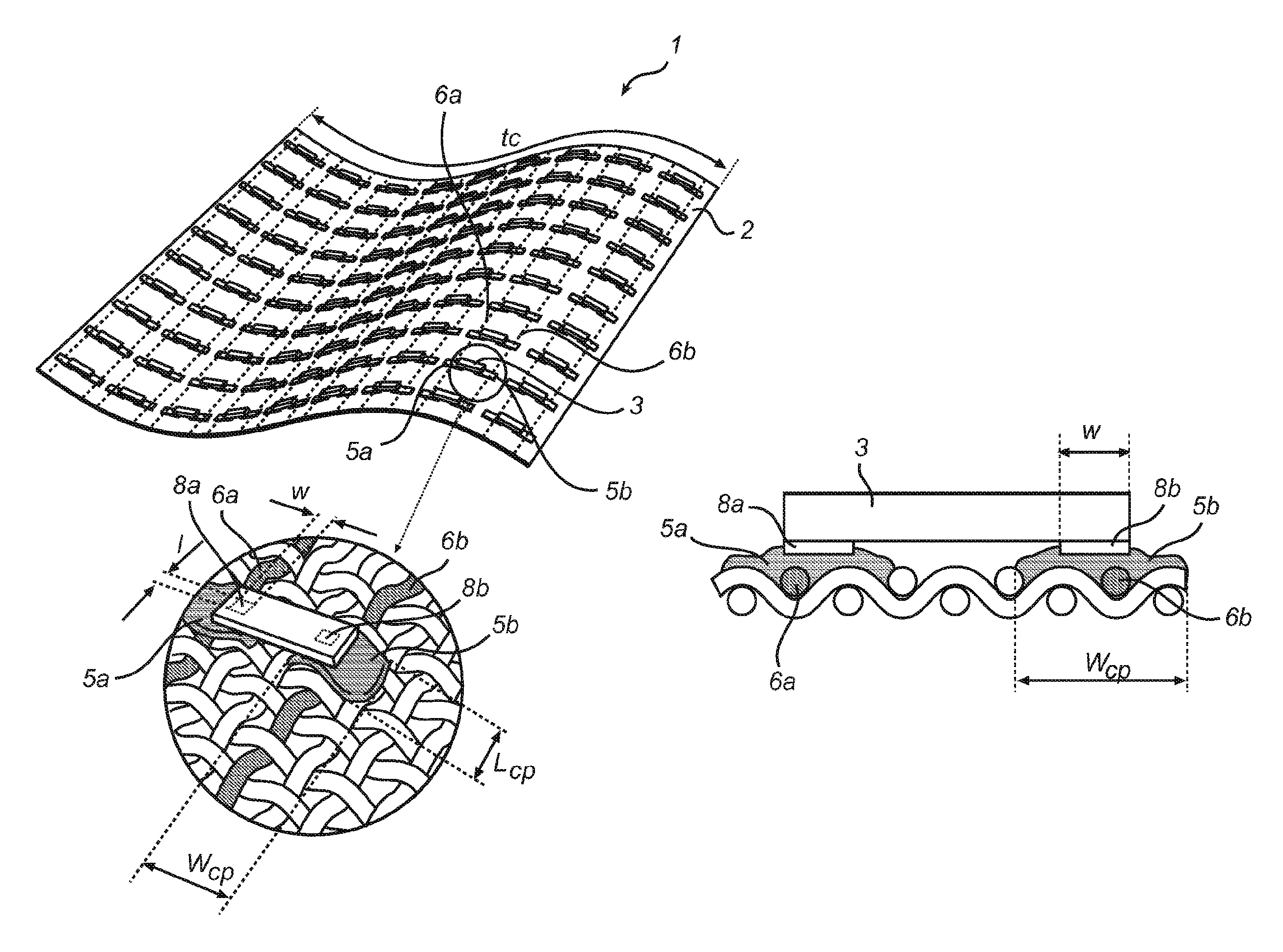 Electronic textile and method of manufacturing an electronic textile