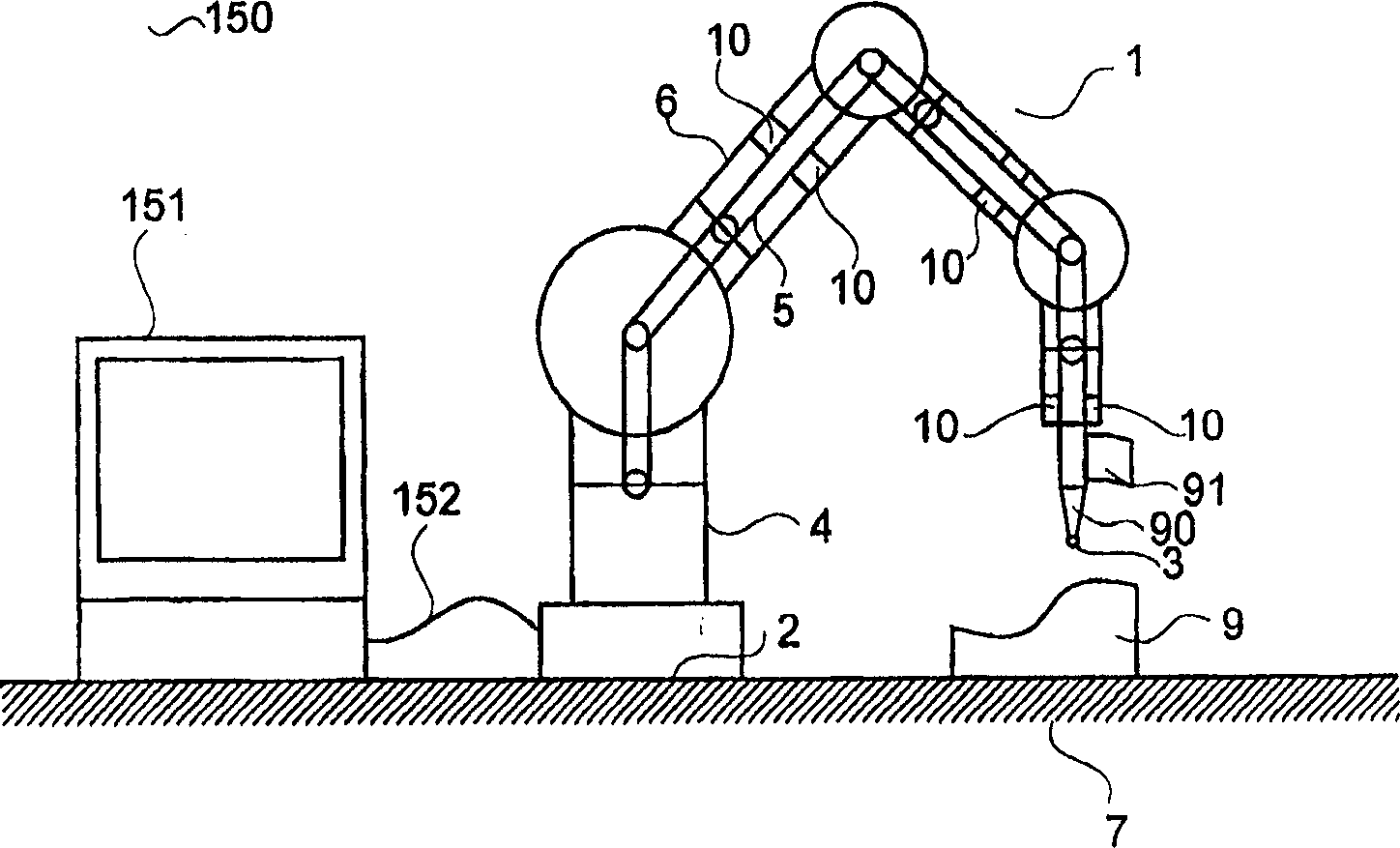 CMM arm with exoskeleton