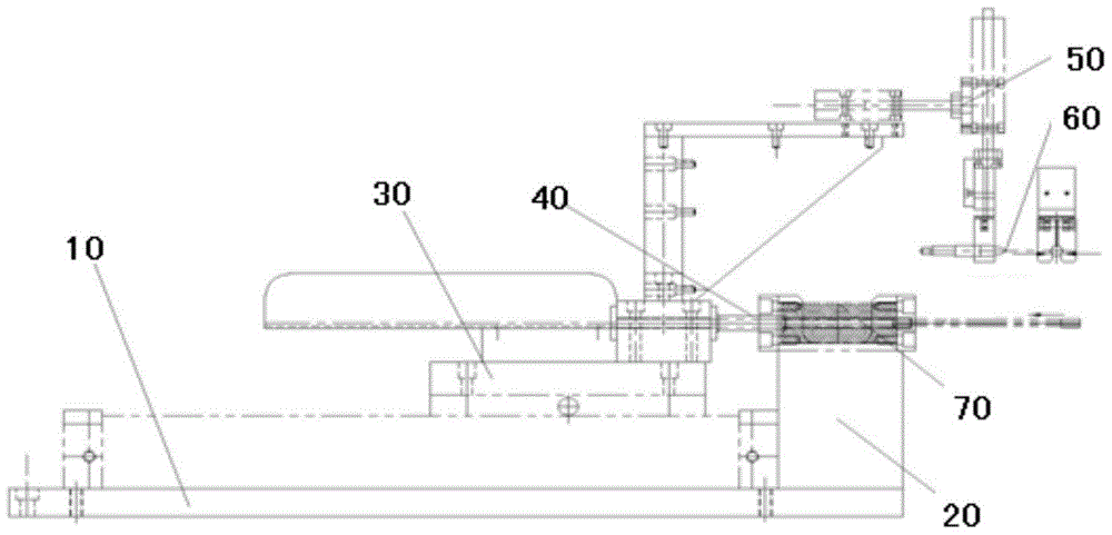 A threading machine for elastic components and a threading method thereof