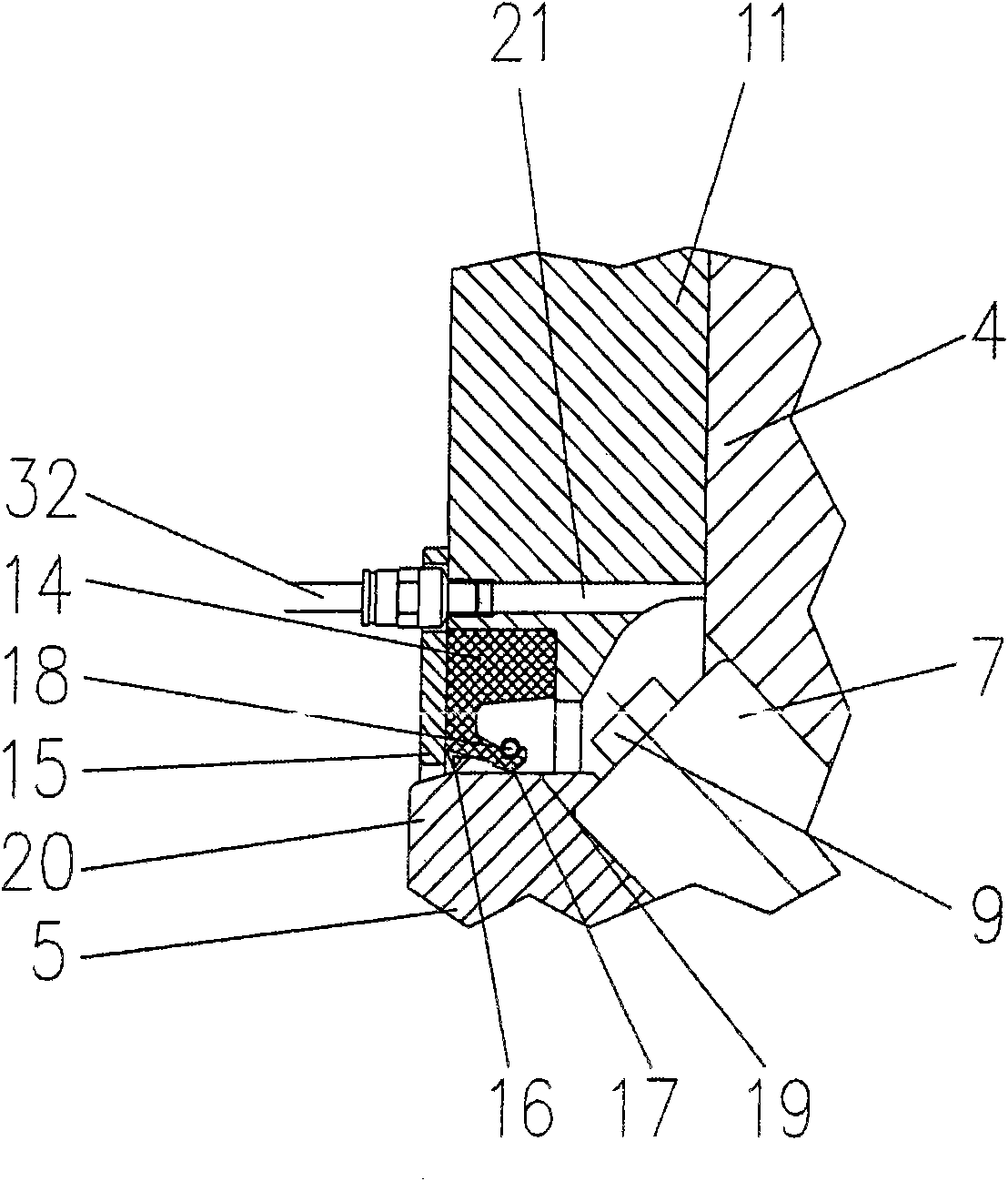 Two-row roller bearing and bearing system with such a roller bearing and a lubricating device