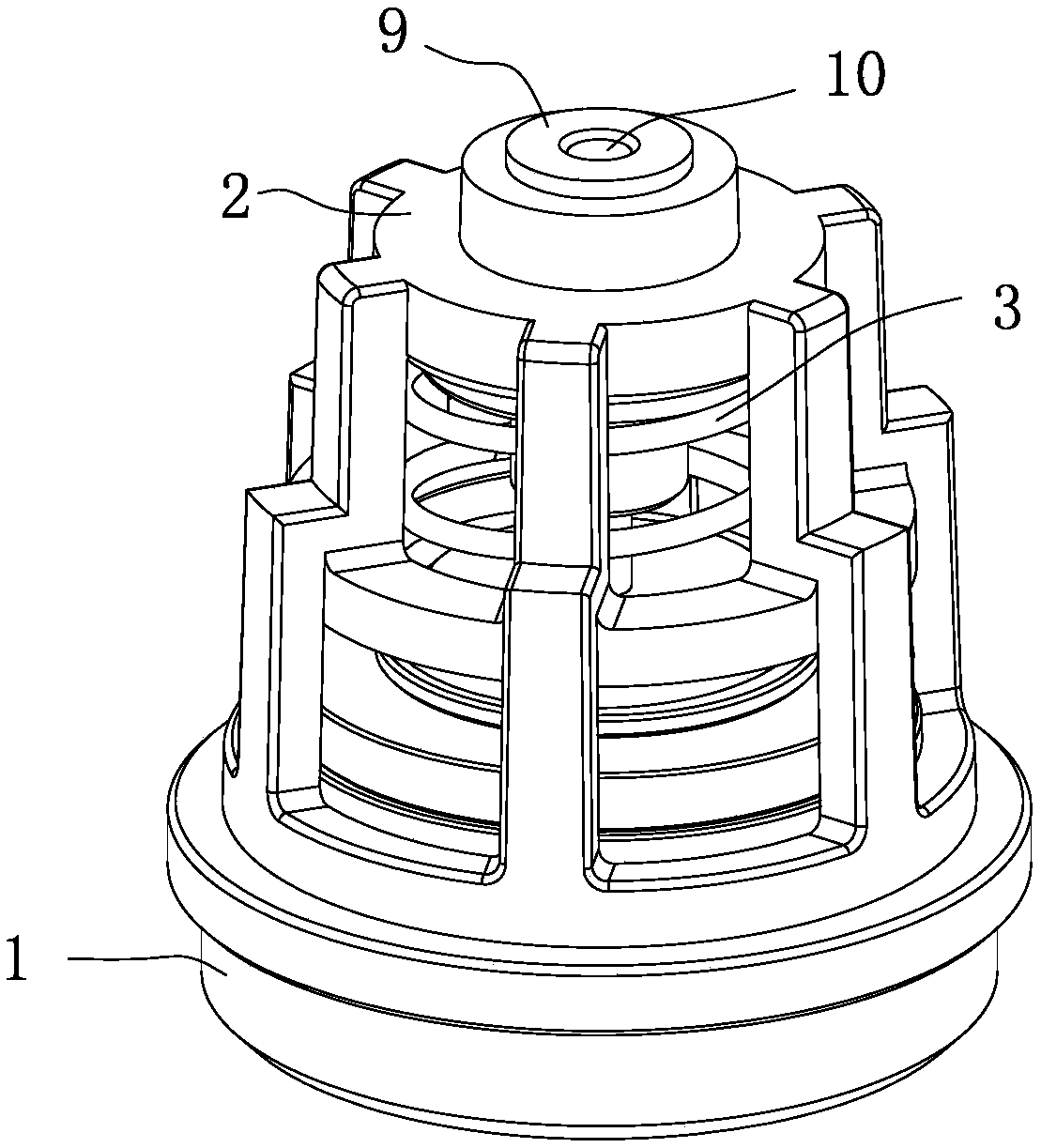 High-pressure one-way valve suitable for high-pressure plunger pump of cleaning machine