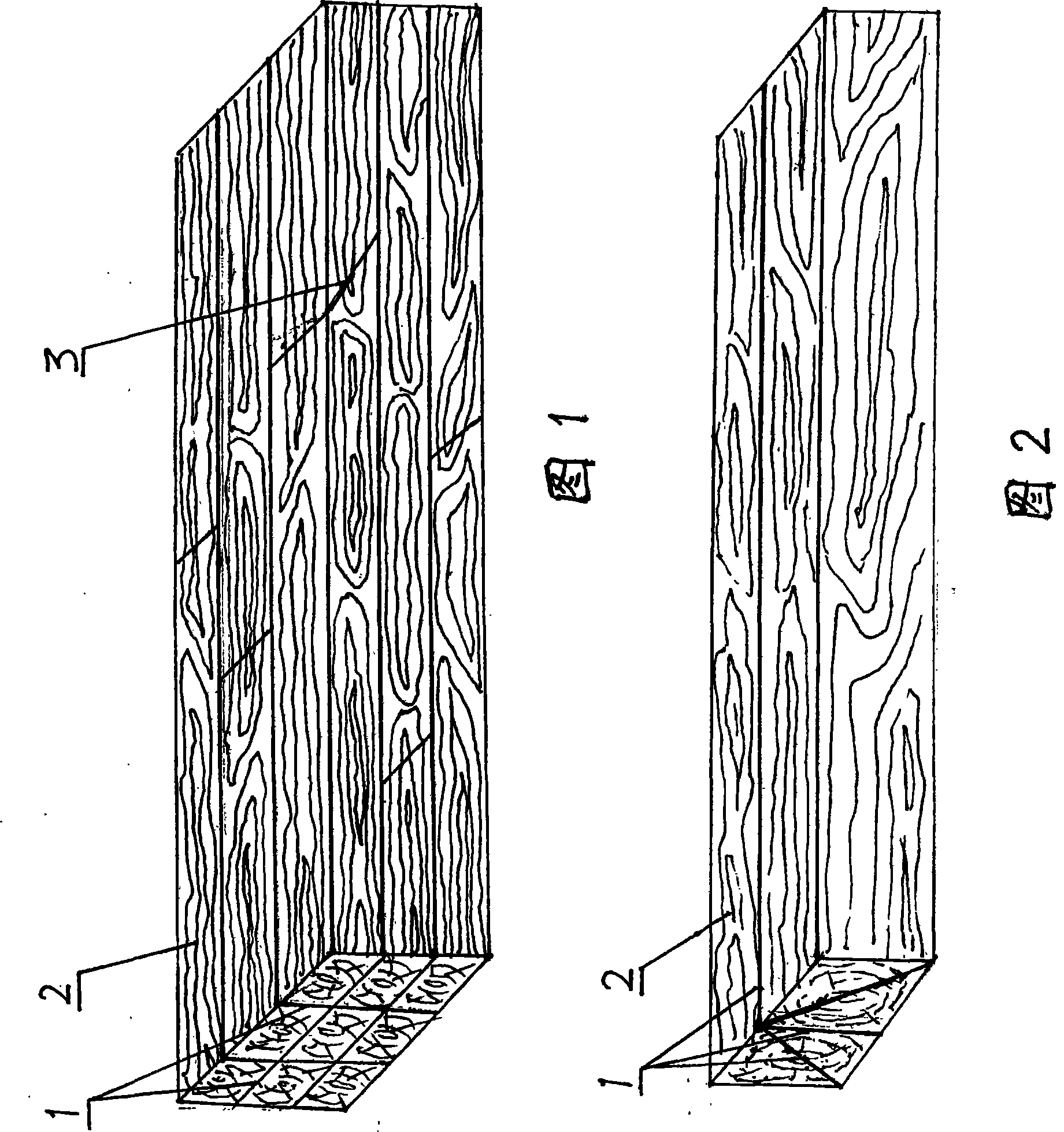 Method for producing cunninghamia lanceolata integrated material for outdoor