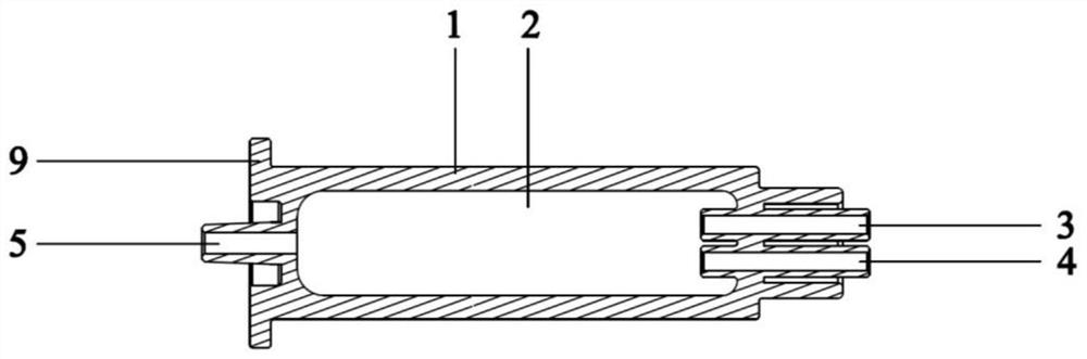 Medical flushing handle with ozone gas-liquid impact mixing function, and using method thereof