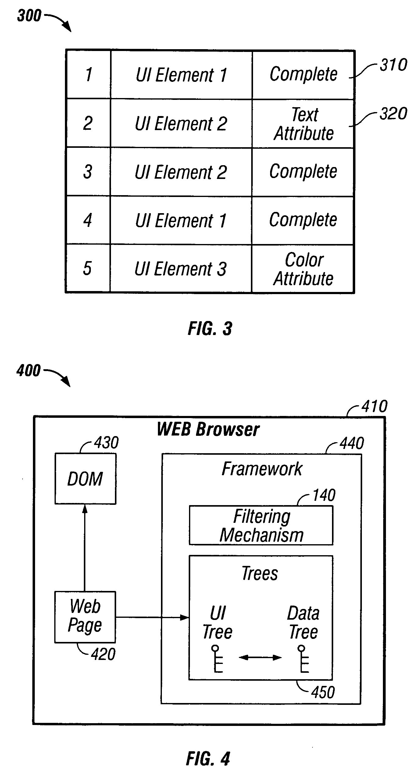 Selective rendering of user interface of computer program