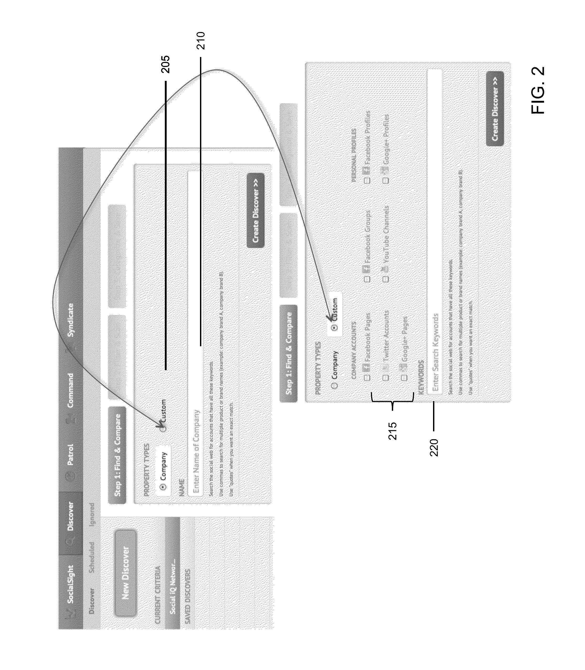 Systems and methods for discovering social accounts