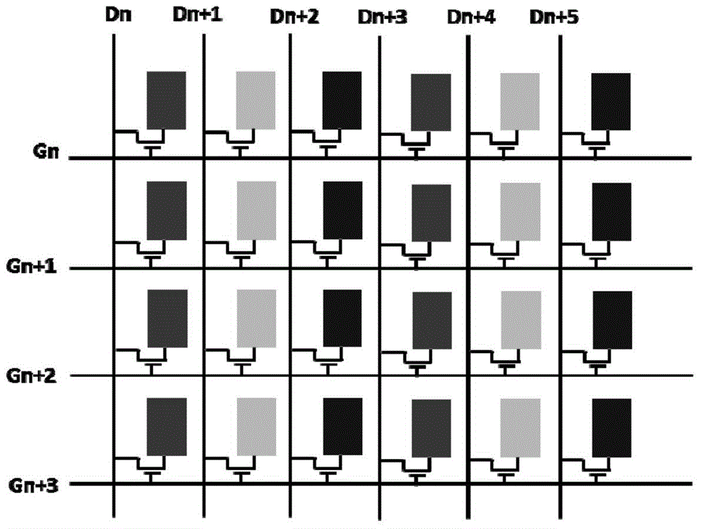 Colorful filter plate and liquid crystal display panel