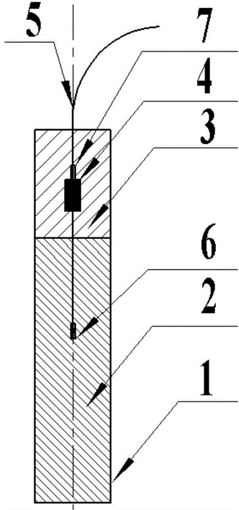 Hole filling method by blasting