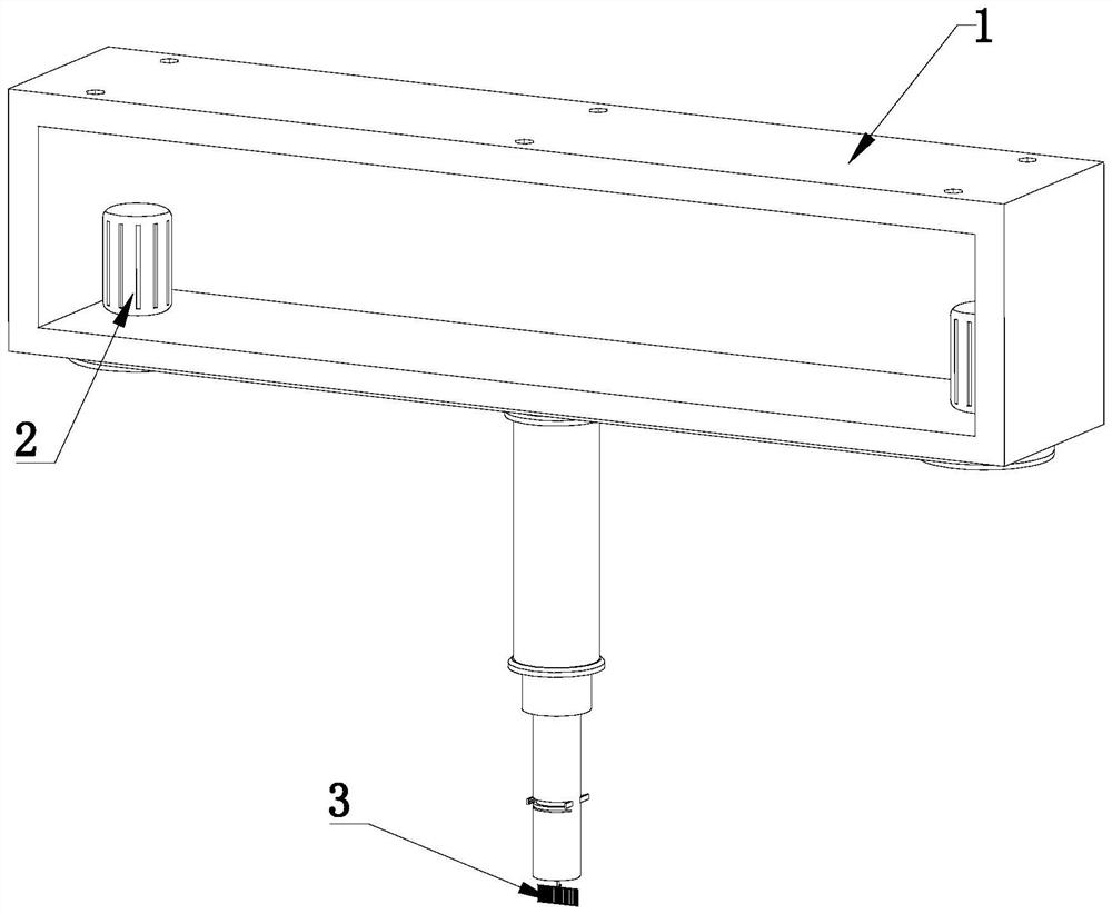 Coal underground gasification monitoring device