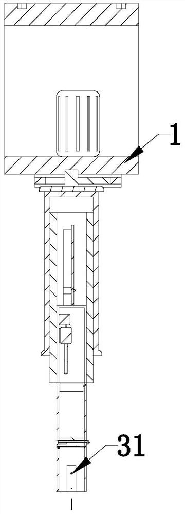 Coal underground gasification monitoring device