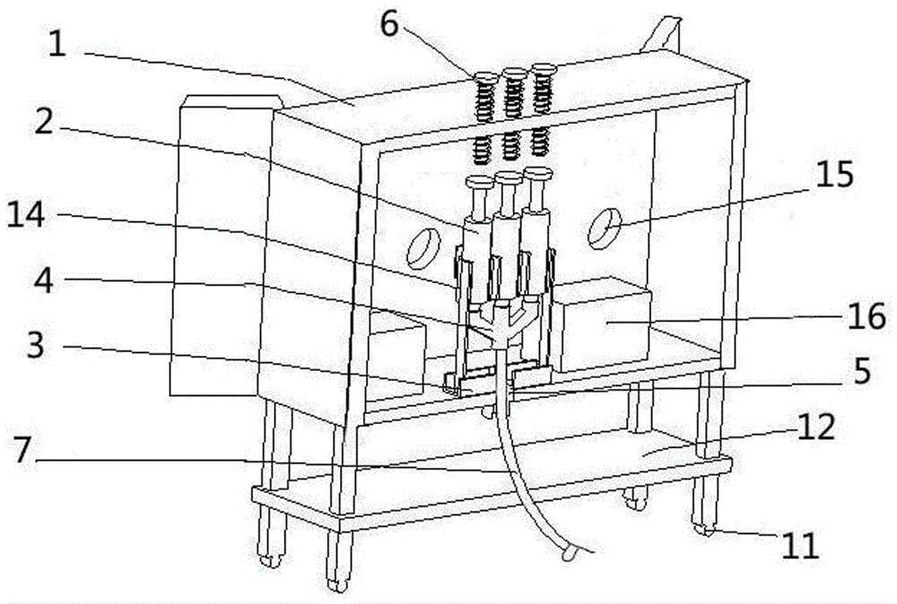 Anti-radiation injection device