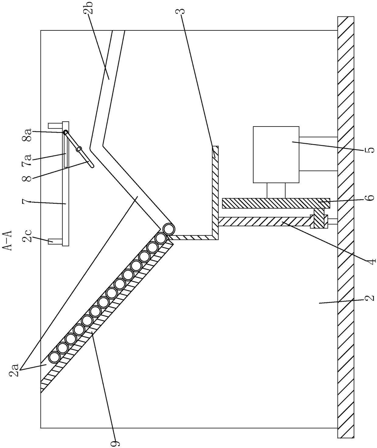 External pipe automatic supply device for heating aluminum pipe machining