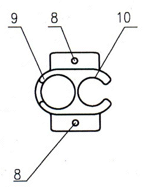 Double-pipe bite block protection type high-frequency oxygen jet and sputum aspiration fluid director