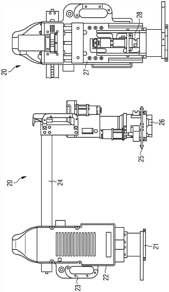 Automated bolt tensioning robot