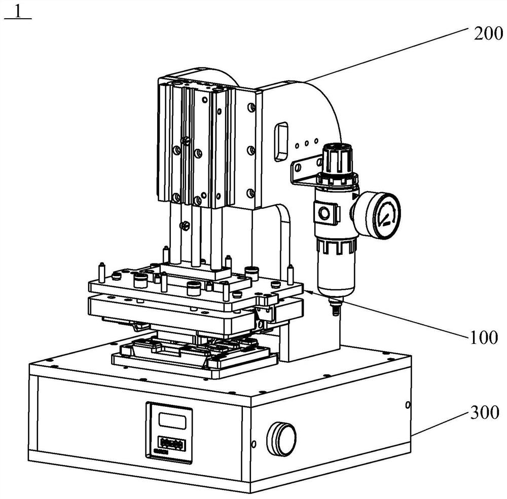 fpc bending forming device and fpc bending forming equipment