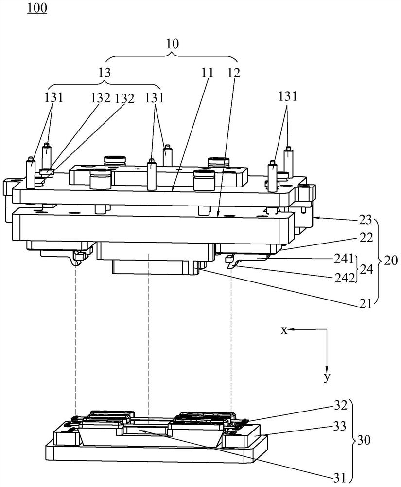 fpc bending forming device and fpc bending forming equipment