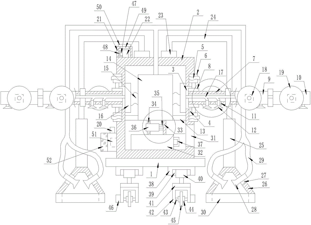 Device for automatically cleaning broken hair in barbershop