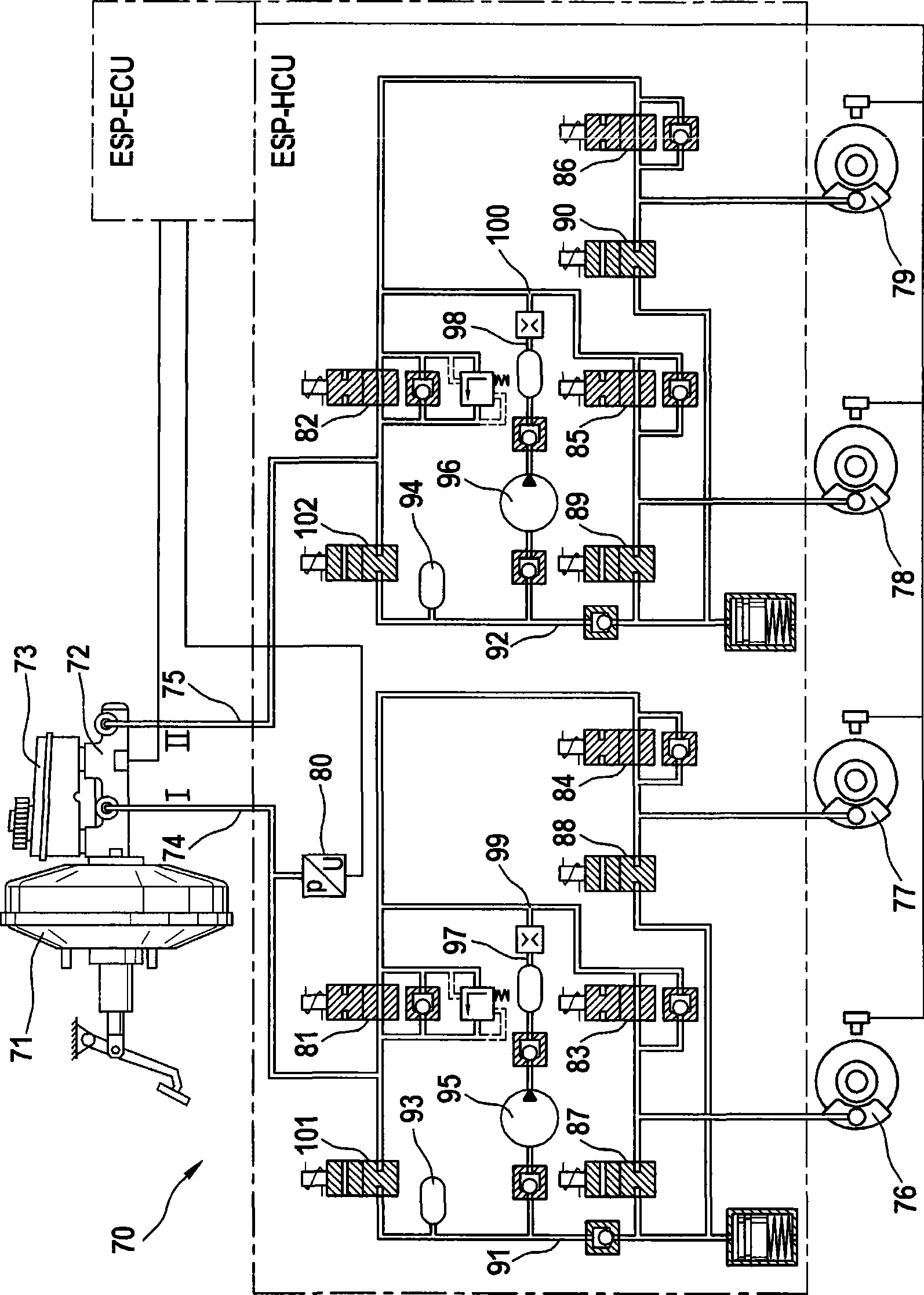 Container comprising a sealing element