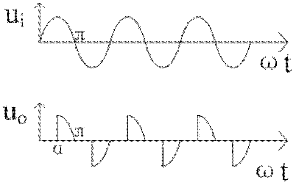 Wave splicing power regulating device based on MOSFET (Metal-Oxide-Semiconductor Field Effect Transistor)