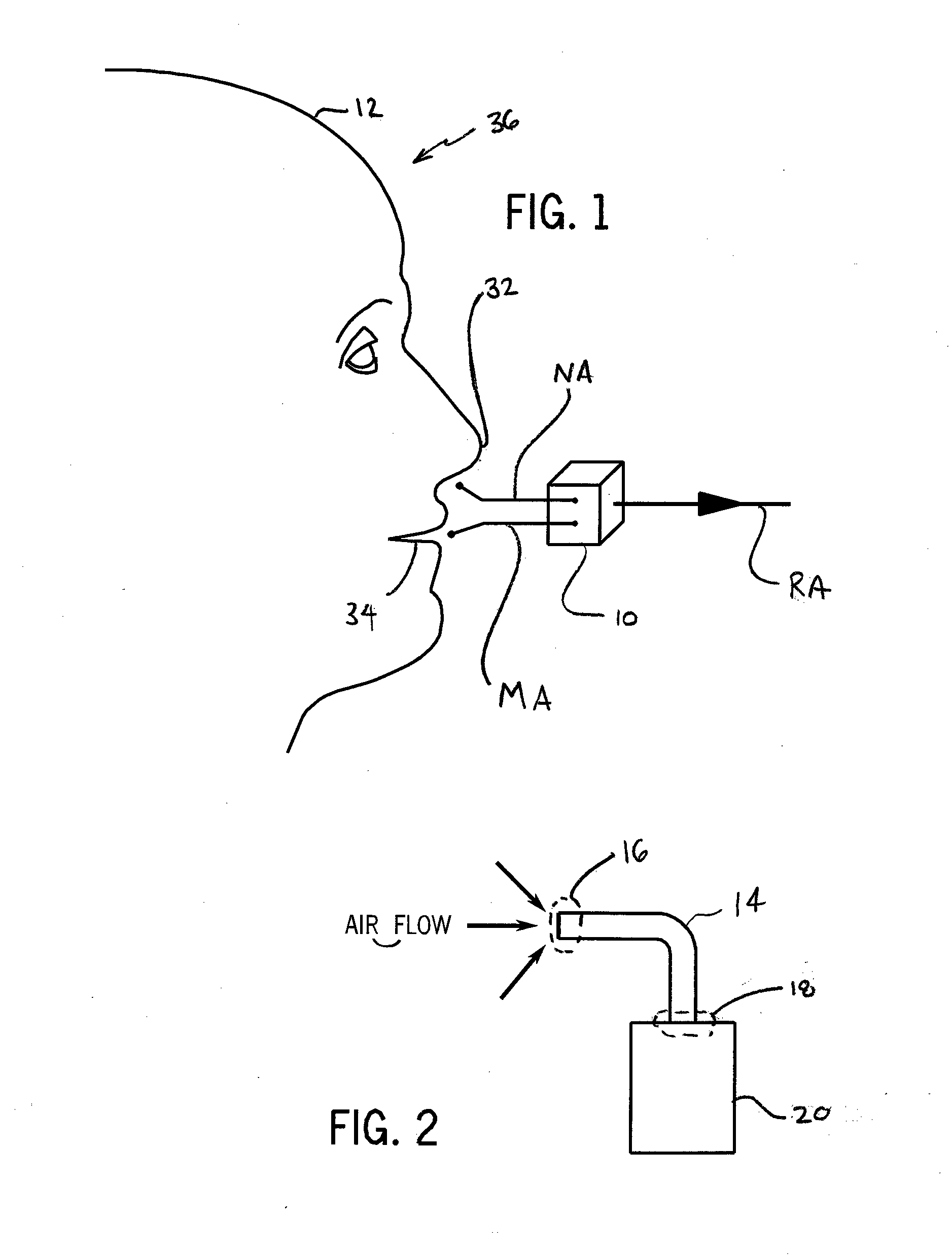 Respiratory monitoring with cannula receiving respiratory airflows, differential pressure transducer, and ventilator