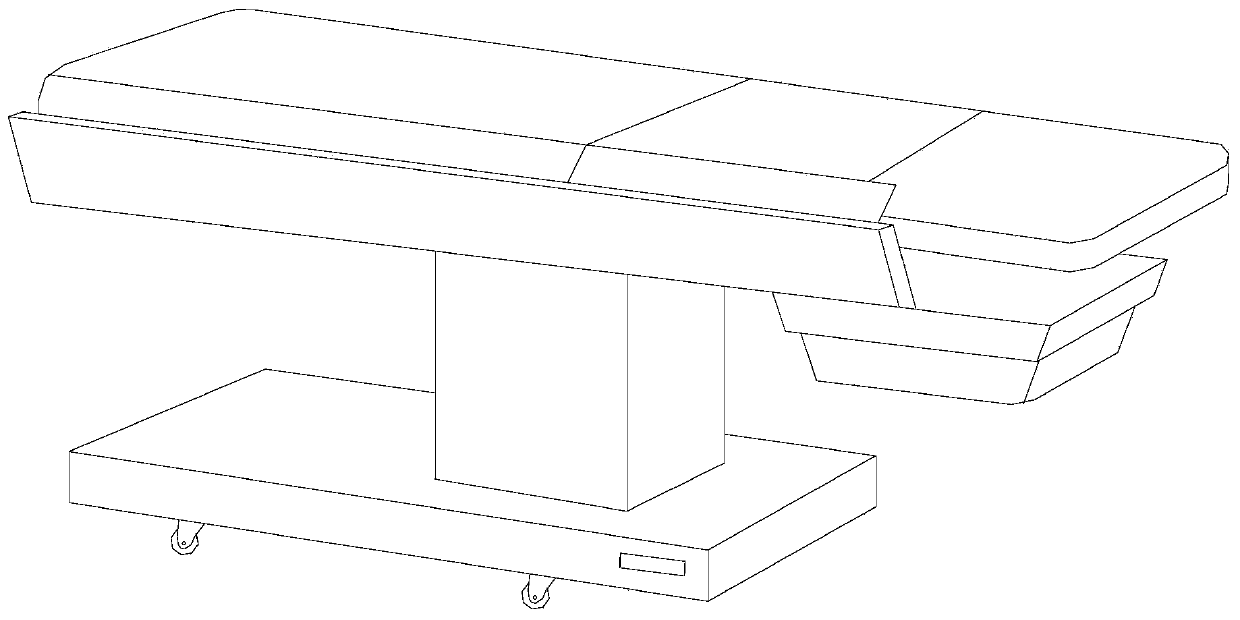 A multifunctional pediatric examination bed