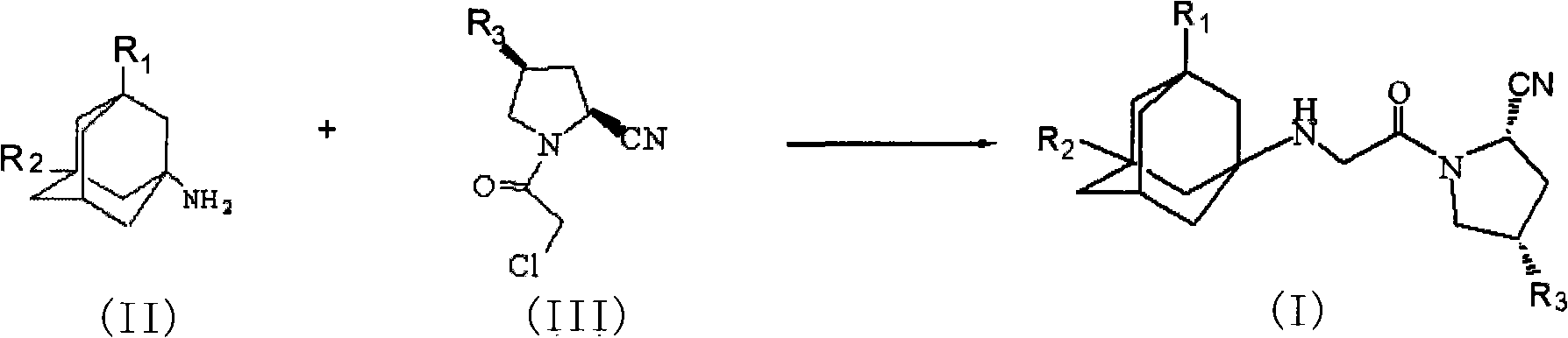 Novel dipeptidyl peptidase restrainer, synthesizing process and uses thereof