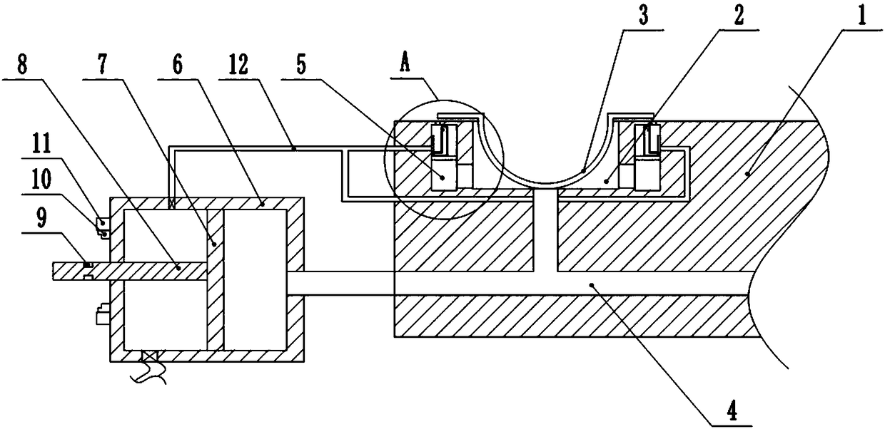 Device for mounting mobile phone button elastic pieces