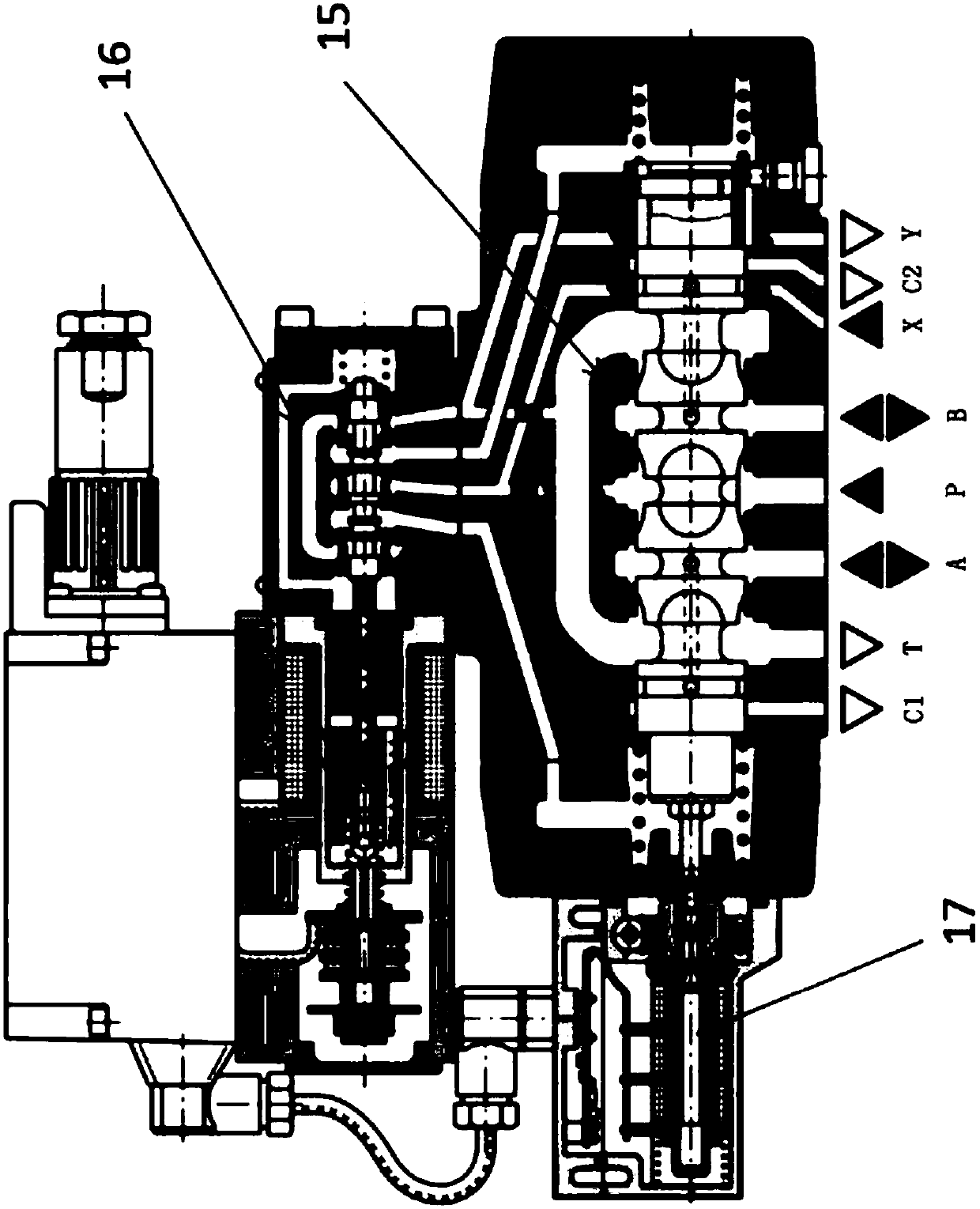 Digital valve driven by motor