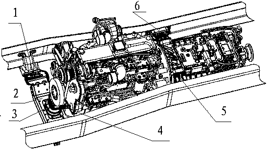 Automobile power assembly suspension device