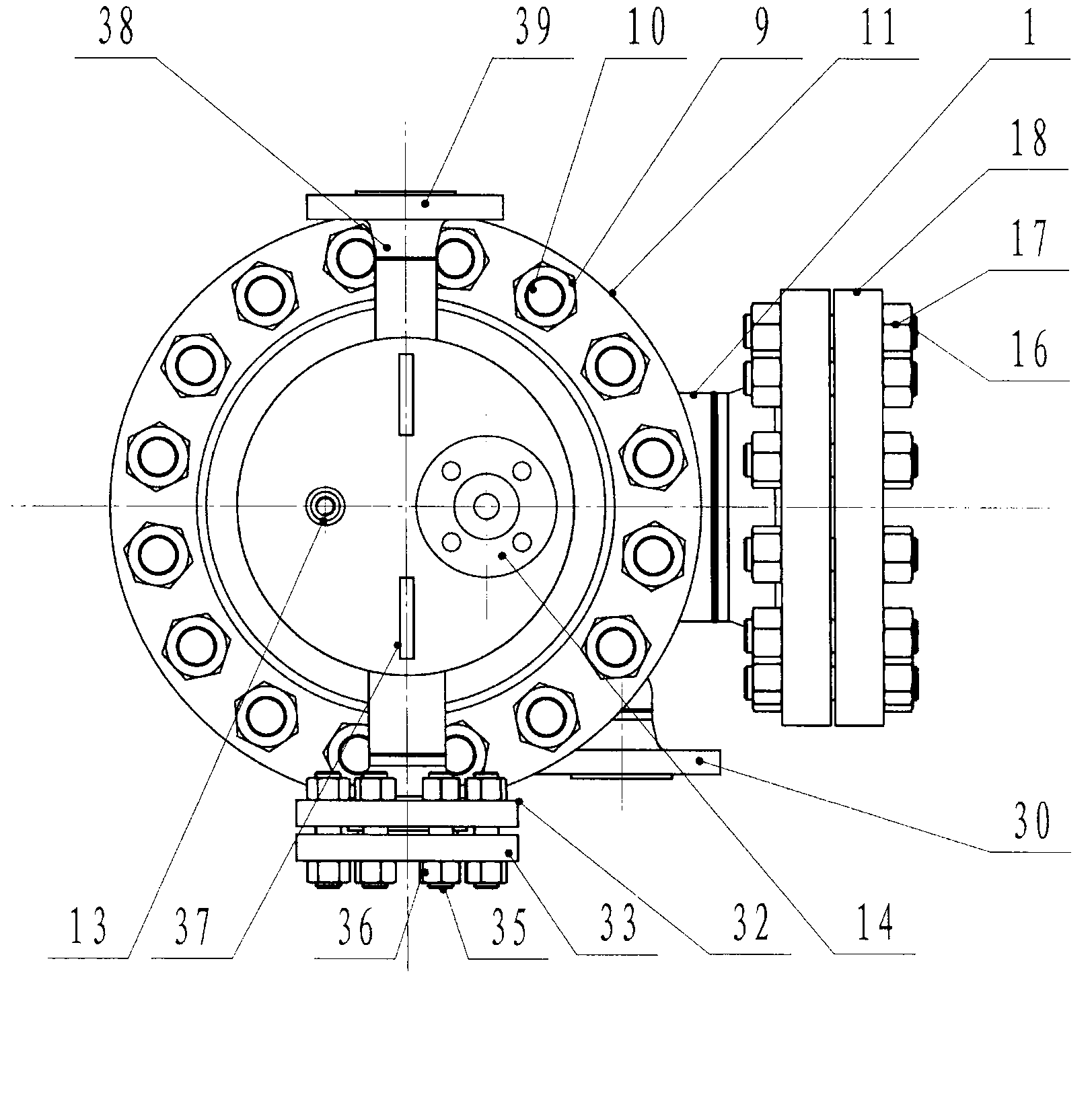 High-pressure single-guide natural gas trap