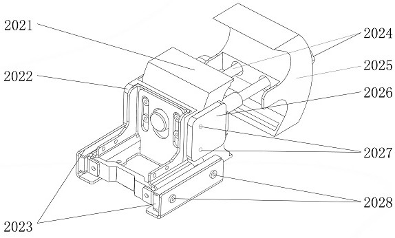 A high-safety puncture wire clip tightening device suitable for live working robots